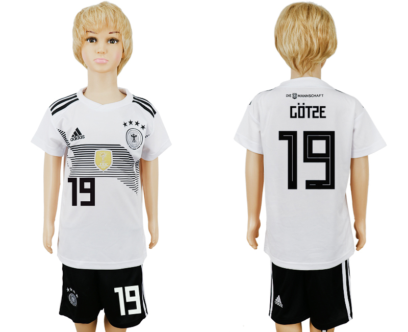 2018 maillot pour enfants GERMANY CHIRLDREN #19 GOTZE